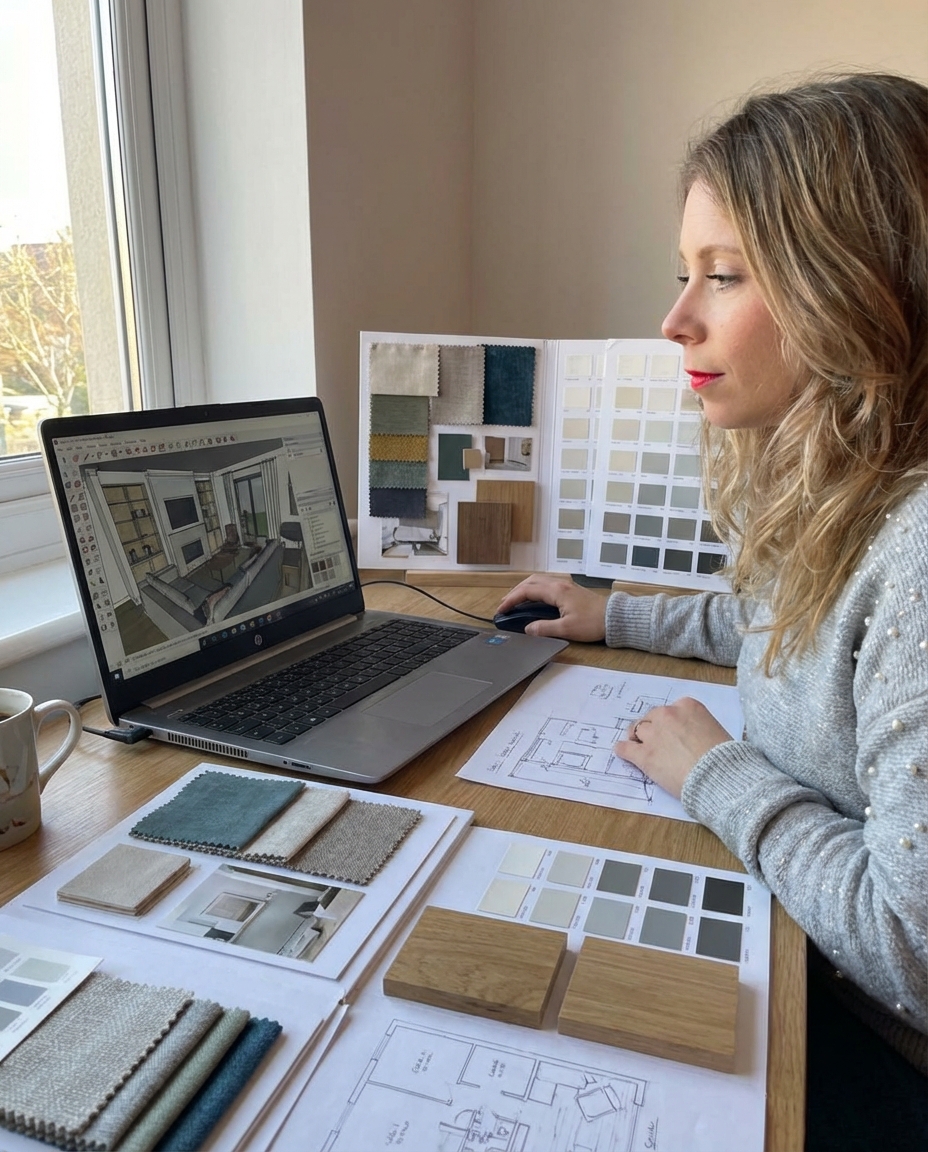 Création de perspectives 3D et conception d'intérieur par SES Décors